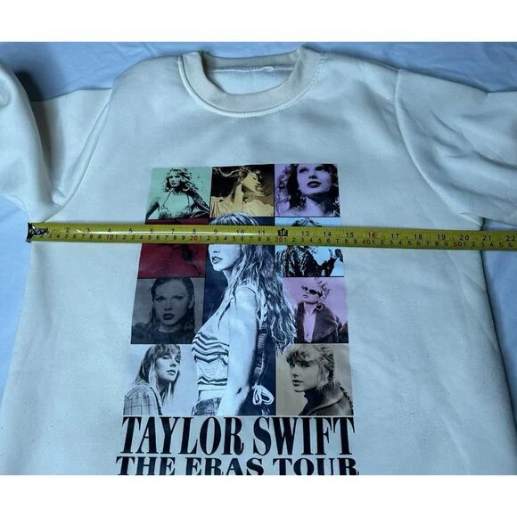 Taylor Swift Women’s The Era's Your Graphic Sweatshirt in Cream, Size M - Picture 5 of 8